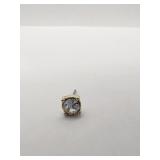 CZ EARRING PIERCED