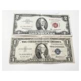 $2.00 READ SEAL 1963 BE JEFFERSON A09629994A,