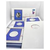 LTD. EDITION PROOF STERLING SILVER 4 COINS W/