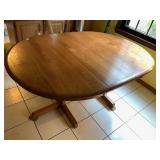 WALTER OF WABASH SOLID WOOD DINING TABLE, 61X42