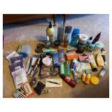 LARGE VARIETY OF COSMETICS, MANY NEW, HAIR