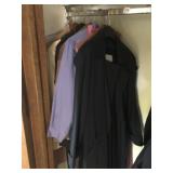 ASSORTED JACKETS INCLUDING JONE NY BLACK TRENCH,