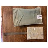 MOTHER OF PEARL WRISTLET COSMETIC CASE