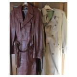 FINE LEATHER TRENCH COAT MADE IN MEXICO AND LINED