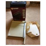 SMALL EXACTO PAPER CUTTER, PAPER SHREDDER AND