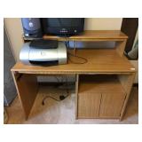 PRESSED WOOD DESK COMPUTER STAND, NO KEYBOARD