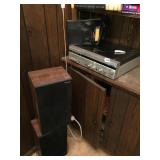 PANASONIC CASSETTE STEREO WITH SPEAKERS AND BELLS