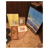 TEDDY RADKO FRAMED POSTER, AND OTHER WALL ART