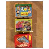 SCOOBY DOO, PEANUTS AND HOT WHEELS METAL LUNCH