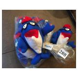 5 CHARLIE THE TUNA STUFFED ANIMALS