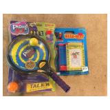 MEGA HERO FASHION PLATE TOY AND PADDLE BOP, BOTH