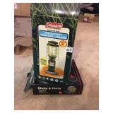 NEW COLEMAN PROPANE LANTERN, DART BOARD GAME WITH