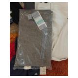 BOX OF WHITE TOWELS OF ALL SIZES, GROUP OF