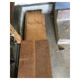 4 PC OF LUMBER, 3 @ 120"X9" AND 1 @ 87"X11.5"