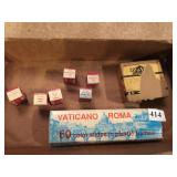 VATICAN SLIDES AND FILM STRIP ROLLS OF RINGLINGS