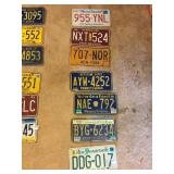7 LICENSE PLATES