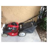 TROY BUILT LAWNMOWER WITH BAGGER ATTACHMENT