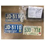 LICENSE PLATES AND NEW VANITY PLATE HOLDER