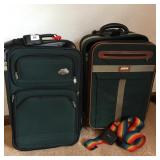 2 CARRY ON ROLLER BAGS