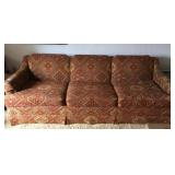 VINTAGE FLORAL TAPESTRY COUCH FROM TODAYS HOME,