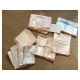 LINEN TABLE SETS, MOST NEW, INCLUDING CARD FROM