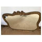 22X28 GOLD WOOD FRAMED MIRROR