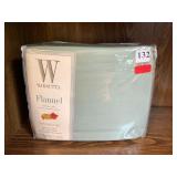NEW FLANNEL SPRING MAID WAMSUTTA TWIN SIZE SHEET