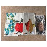 4 VERA BRADLEY LINEN TEA TOWELS, ONE USE, OTHER