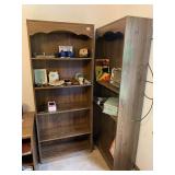 71.5X30X12 PRESSED WOOD BOOKSHELVES (CONTENTS NOT