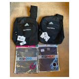 2 SZ XL 32 DEGREE TOPS, 2 ADIDAS BACKPACKS, ALL