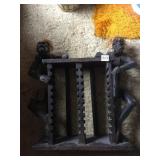 UNIQUE NATIVE MEN MEDIA HOLDER, 22X21