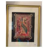 FRAMED ABORIGINAL ARTWORK, 19.5X25.5