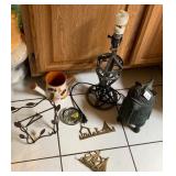 TAIWANESE DOG MUG, CERAMIC WATERING CAN, BRASS