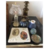 GLASS PAPERWEIGHT, ELECTRIC GLASS CANDLE LAMP,