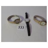 TWO TIMEX WRISTWATCHES ONE INDIGLO AND ONE SHARP