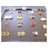 GROUP OF SIXTEEN MATCHED PAIRS OF EARRINGS