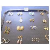 GROUP OF SIXTEEN MATCHED PAIRS EARRINGS