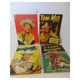 FOUR WESTERN THEME COMIC BOOKS ROY ROGERS OCTOBER