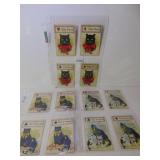 TWELVE FORTUNE TELLER CAT TAROT CARDS PAST