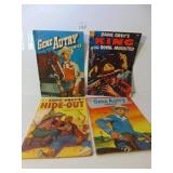 FOUR WESTERN THEME COMIC BOOKS TWO GENE AUTRY MAY