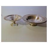 SMALL EMPIRE WEIGHTED STERLING BOWL 6" DIAMETER,