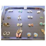 GROUP OF SIXTEEN MATCHED PAIRS OF EARRINGS