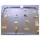 GROUP OF SIXTEEN MATCHED PAIRS OF EARRINGS