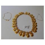 EGYPTIAN NECKLACE, ANKLE BRACELETS