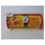MICKEY MOUSE WRISTWATCH IN ORIGINAL PLASTIC BOX