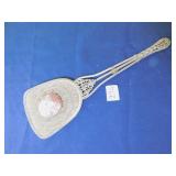 VINTAGE HAND MIRROR WITH FILIGREE WORK AND HAND