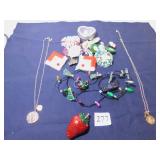 SAXON STRAWBERRY PIN, ASSORTED CHRISTMAS PINS, ST