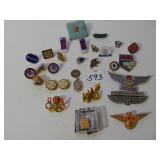 ASSORTMENT OF PINS DUQUESNE UNIVERSITY OLYMPIC