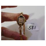 LADIES BULOVA 10K GOLD FILLED 1/20 WRISTWATCH