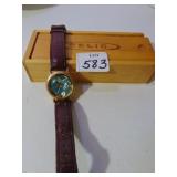 RELIC WRISTWATCH WITH LEATHER BAND IN ORIGINAL